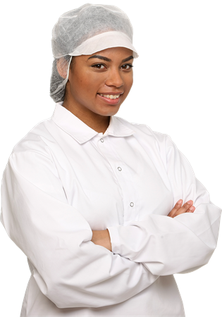 Hygisafe Keps Non-Woven Hårnät Vit